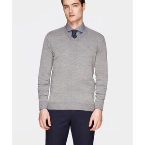 Grey Grey V-Neck Knitwear